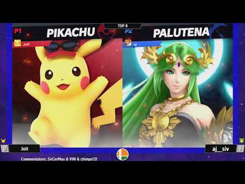 Jolt (Pikachu) vs aj__siv (Palutena) - KO Fight Night Qualifier 4
