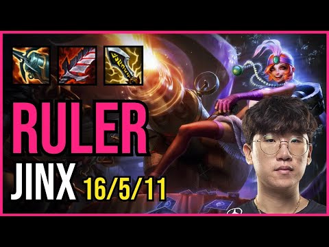 RULER - JINX vs APHELIOS ADC - KR Challenger - Patch 11.5