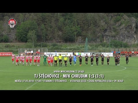 TJ Štěchovice - MFK Chrudim - 29. kolo FORTUNA ČFL - 27.5.2018 - Štěchovice