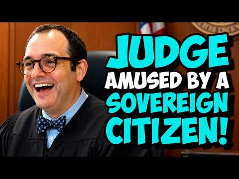 Judge Can’t Stop Laughing At Sovereign Citizen’s Courtroom Meltdown!!!