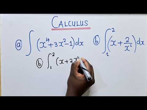 CALCULUS || Integration || Integral of (x⁴+3x²-1) and (x+2/x²) with limit's.