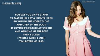 Download lagu Olivia Rodrigo - less (Lyrics) mp3 Download lagu Olivia Rodrigo - less (Lyrics) mp3