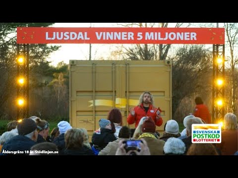 Drömcontainern landade i vackra Ljusdal - Postkodlotteriet