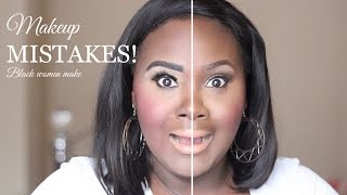 Makeup MISTAKES Black Women Commonly Make!