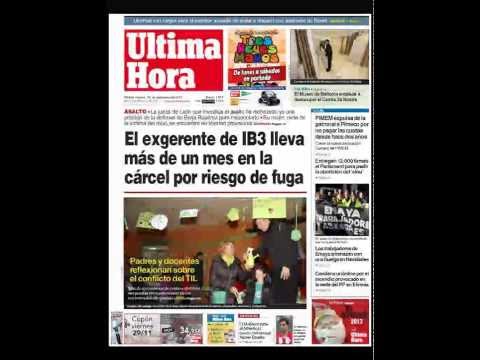 Noticias 29 Noviembre 2013 Principales Portadas Noticias de Diarios Periódicos Españoles Spain News