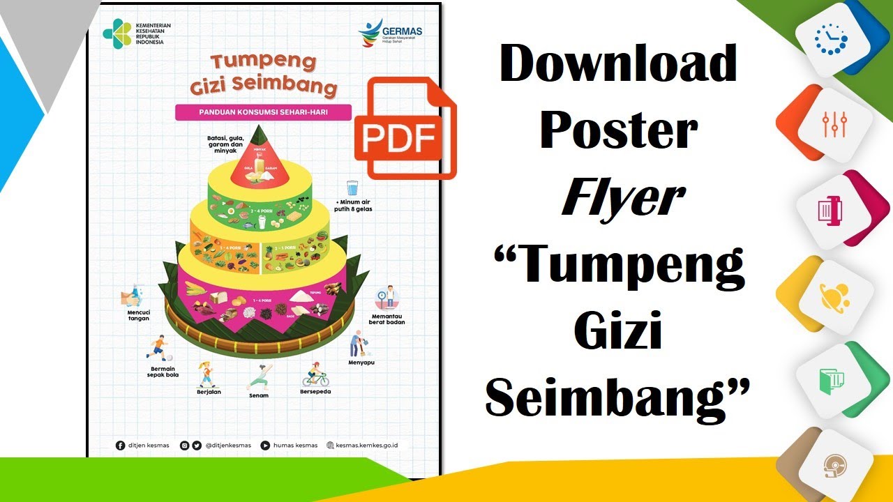 Download Poster Flyer Tumpeng Gizi Seimbang Format pdf