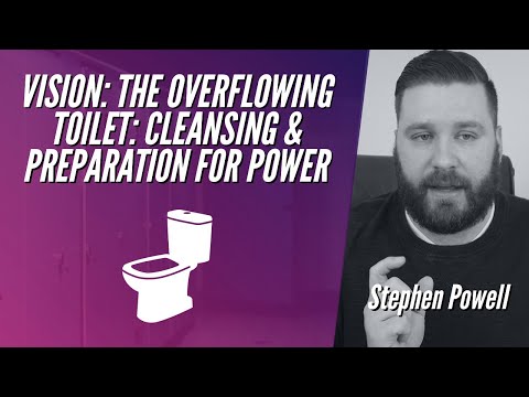 VISION: THE OVERFLOWING TOILET: CLEANSING & PREPARATION FOR POWER | Stephen Powell