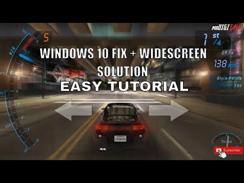 Need For Speed Underground Windows 10 Fix + Widescreen Tutorial 2022 ENGLISH + NEW LINK “Subscribe”