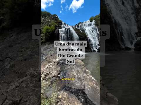 Uma das cachoeiras mais bonitas do Rio Grande do Sul #cachoeira
