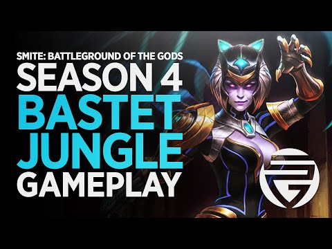 Bastet: BEST TEAM FIGHTS! - Smite Season 4 Jungle Gameplay