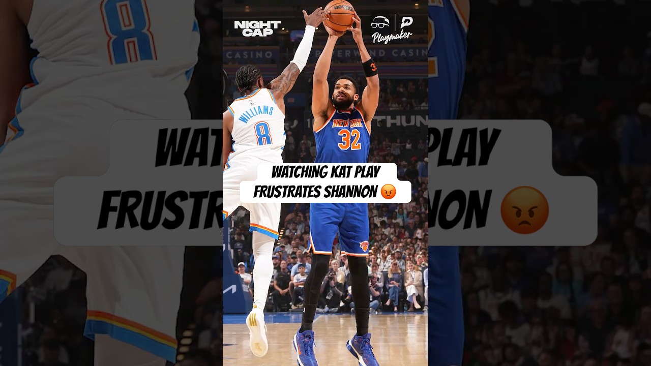 Watching KAT play gets Unc upset. You’re 7ft tall, why do you want to shoot 3’s?! 😡 #Nightcap