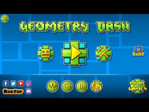 Geometry Dash v2.2 The Lost Gauntlets: Strange, Forest, Mystery, Cyborg, Inferno [Wszystkie monety]