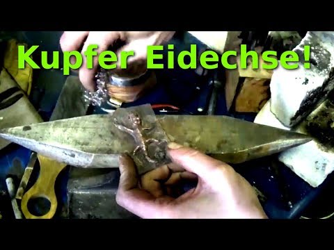Machen wir ne Eidechse aus Kupferblech!