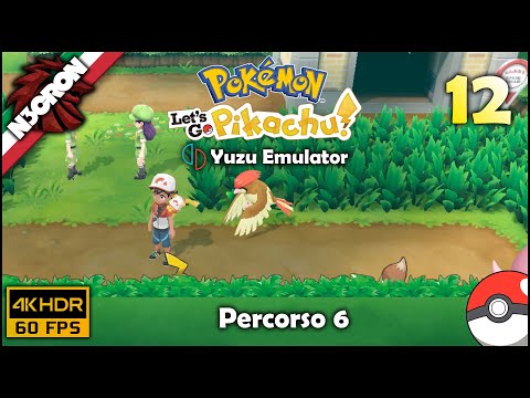 Pokémon Let's Go: Pikachu ► Gameplay ITA 4K HDR 60ᶠᵖˢ ᵁᴴᴰ #12 ► Percorso 6
