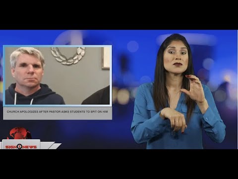 Church apologizes after pastor asks students to spit on him (ASL - 4.20.19)