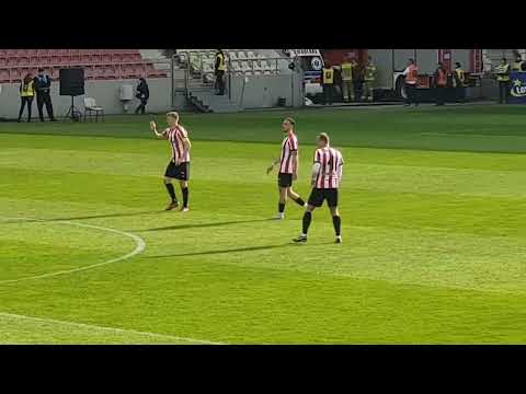 Amazing goal Virgil Ghita (centre back) MKS Cracovia Krakow