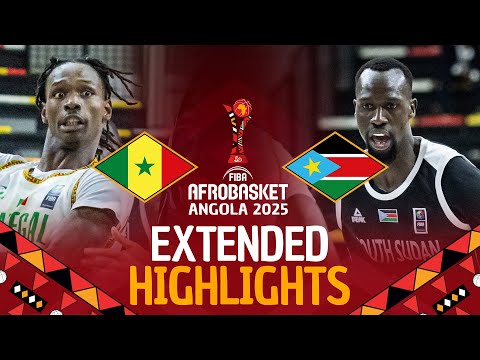 Senegal 🇸🇳 vs South Sudan 🇸🇸 | Extended Highlights | #AfroBasket 2025