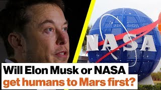 Will Elon Musk or NASA get humans to Mars first? | Michio Kaku