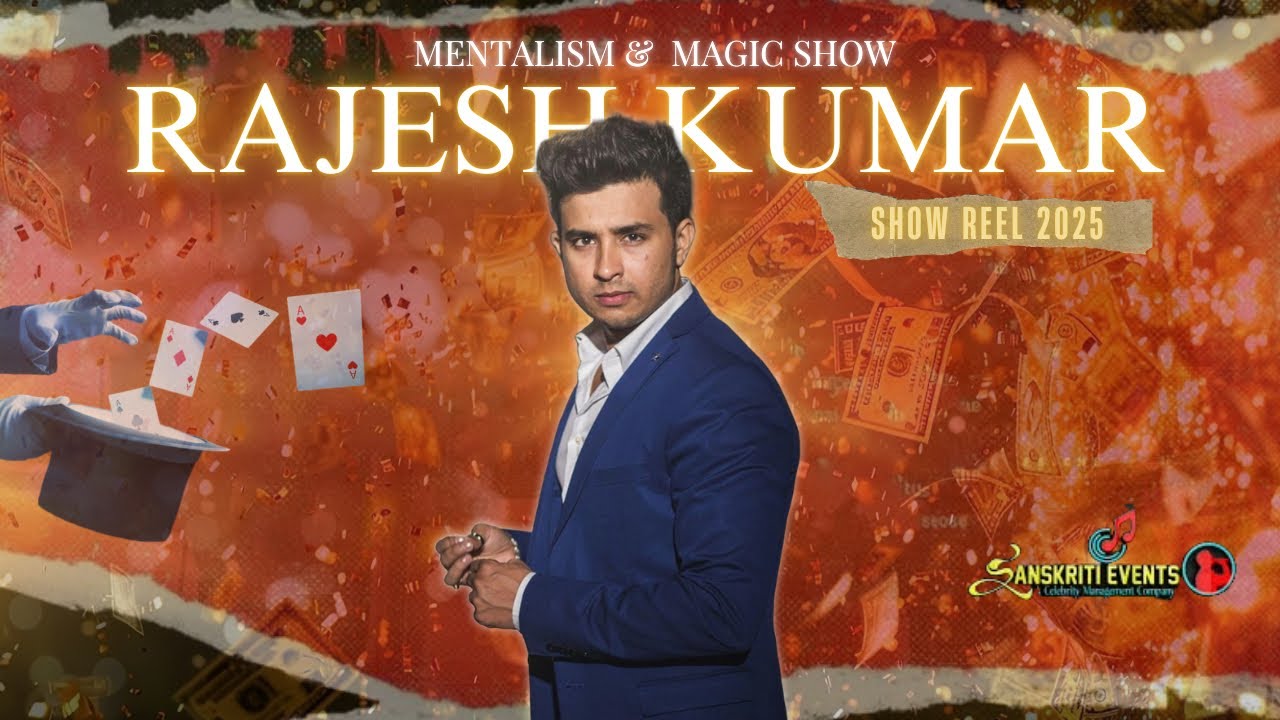 Rajesh Kumar – India’s Leading Magician, Mentalist & Mind Reader | 2025 Showreel