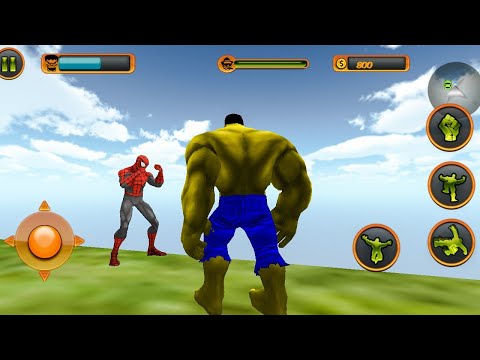 Hulk Vs Spider-Man Hulk Parkour Rescue Monster Superhero Crime City Game Android Gameplay