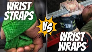 Wrist Wraps vs. Wrist Straps | The ULTIMATE Guide