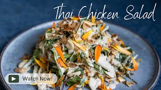 Thai Chicken Salad | Street Food | Authentic