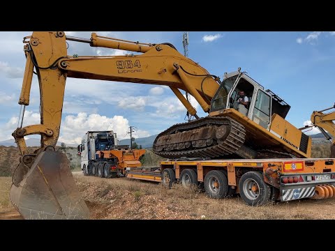 Loading And Transporting The Liebherr 964 Excavator - Fasoulas Heavy Transport