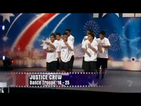 Justice Crew - Australia's Got Talent Audition.