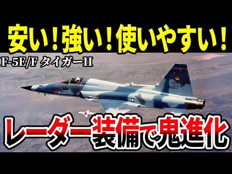 今も進化し続ける傑作軽量戦闘機F-5E/F タイガーII。【アメリカ軍 ゆっくり解説】