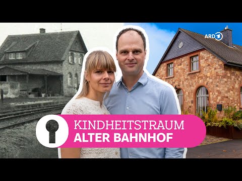 Kindheitstraum: Maroder Bahnhof zum schicken Haus für die Familie umgebaut | ARD Room Tour