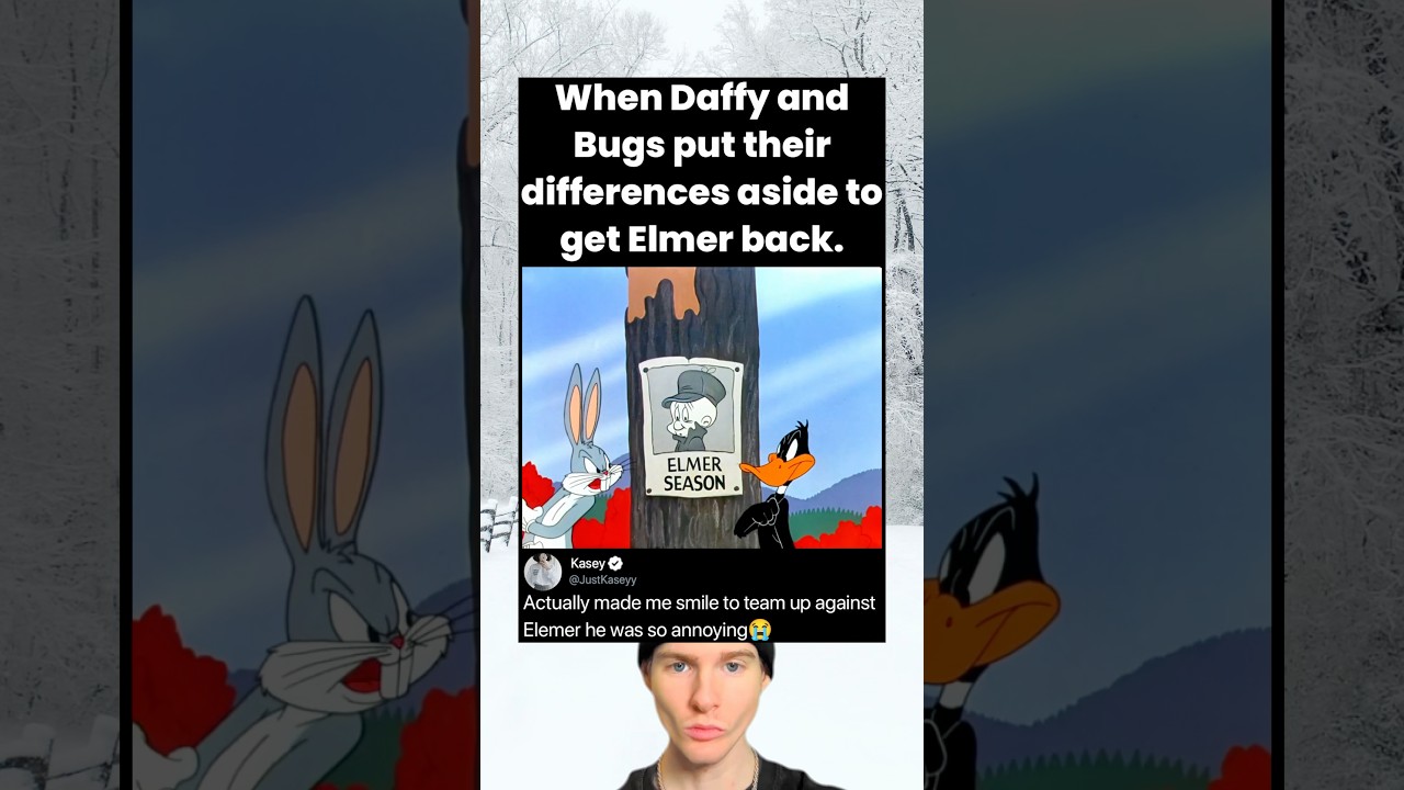 When Daffy and Bugs put their differences aside to get Elmer back.