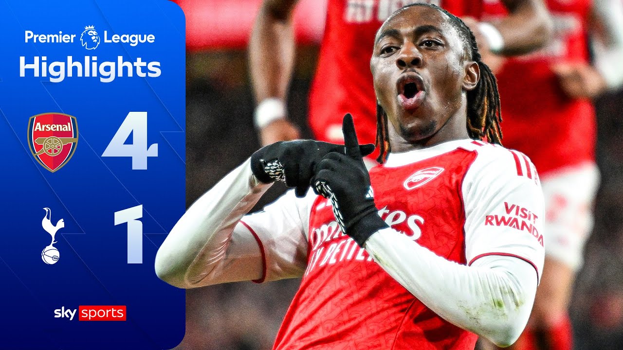 Eze scores North London derby hat-trick! | Arsenal 4-1 Tottenham Hotspur | Premier League Highlights