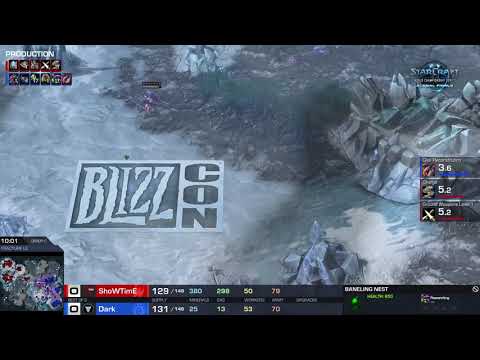 SC2 Dark vs ShoWTimE - ZvP - Group C  2018 WCS Global Finals   StarCraft II - Starcraft 2