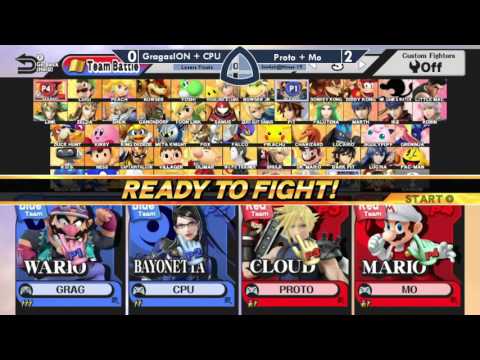 Sm4sh@Mines 19 - GragasION + CPU Vs. Proto + Mo - Doubles Losers Finals