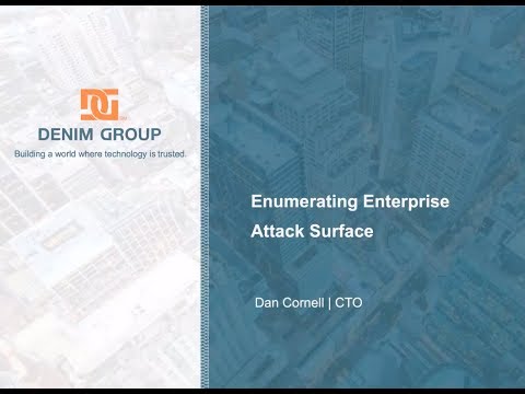 Enumerating Enterprise Attack Surface