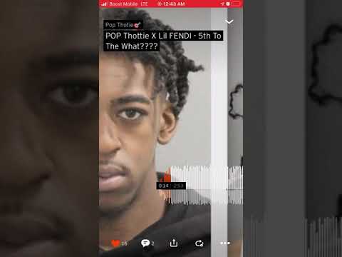 POP THOTIE Part Only (5th To The What”???) Kenzo Balla Diss💥