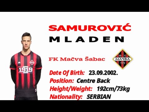 #44 Mladen Samurović - CENTRE BACK - FK Mačva Šabac - HIGHLIGHTS 2020 - Studio DIKSICO