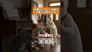 【1日密着】仕事が山積みの1日＃血液型あるある＃AI猫＃子育てあるある #猫好きさんと繋がりたい