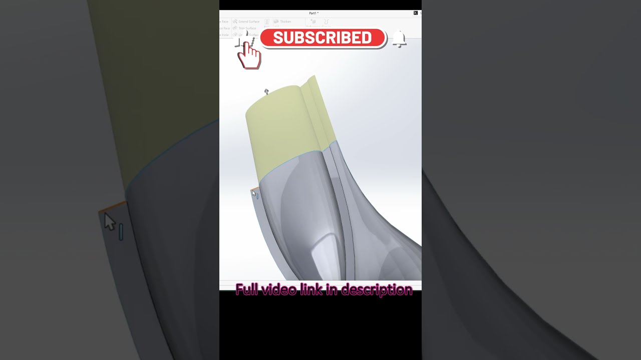 Advanced Surface Modeling in SolidWorks | Ribbon Vase with B-Spline Step-by-Step Tutorial #cad