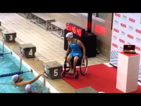 Resumen de las 22 horas de natación con TERESA PERALES por su MARCA LEYENDA  en el REAL CANOE.