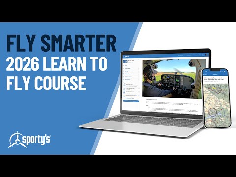 What's New in Sporty's 2026 Learn to Fly Course: Real world flight training videos and ChatCFI