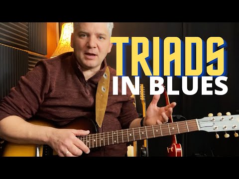 TRIADS IN BLUES (for beginners)