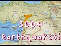 300 Earthquakes In Turkey Region Large Outward Migration Along Plate Boundary Mon Night 2 6 23