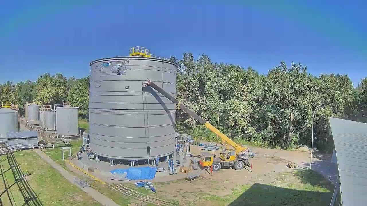 RStechnology: Timelapse z budowy zbiornika wielkogabarytowego