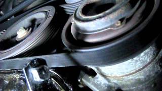 Serpentine drive Belt (multi v belt) how to remove 2000 Mazda Mpv