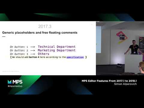 MPS Community Meetup 2018 - New editor features