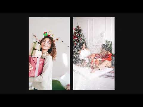 Winter Blizzard Vertical Transitions 2025 for FCPX, Apple Motion Templates