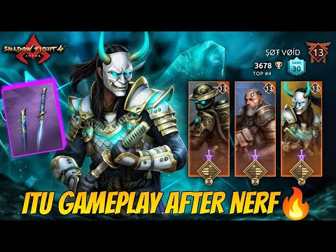 ITU After Nerf is Still Insane! 🔥⚡ Top Leaderboard Domination ⚔️ | Shadow Fight 4: Arena 