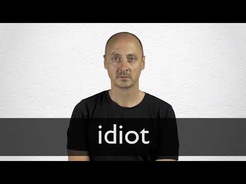 Português Tradução de IDIOT Collins Dicionário Inglês-Português