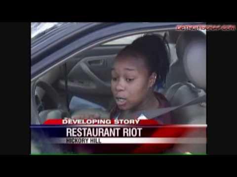Pregnant woman starts riot in Chuck E. Cheese.
